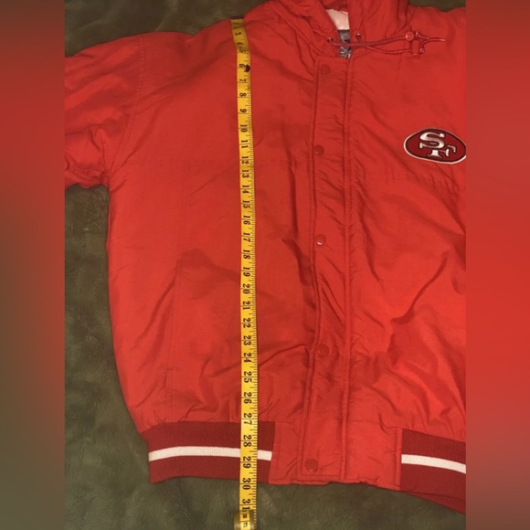 San Francisco 49ERS Starter Parka with hood LARGE Authentic Vintage 90’s - Picture 3 of 7